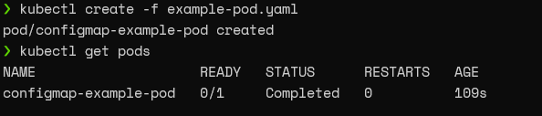 example pod