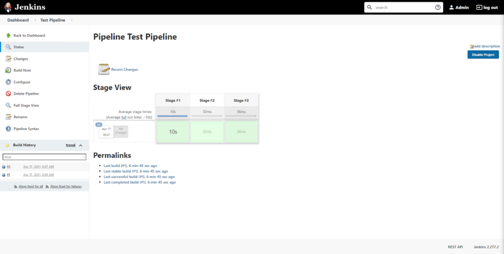 Adding stages to CI CD pipeline.