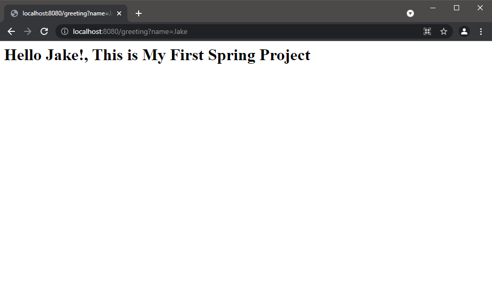 Spring Test Result