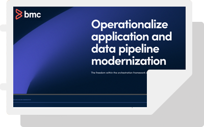 Operationalize application and data pipeline modernization